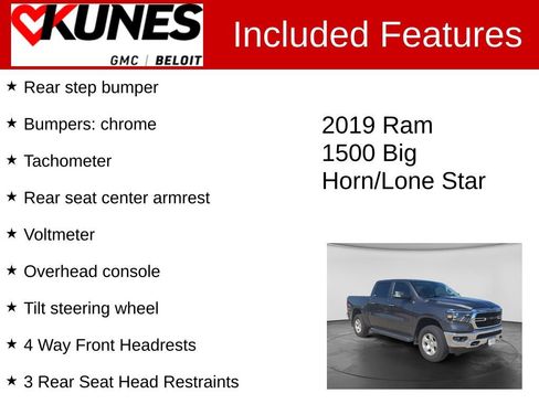 Used 2019 RAM 1500 Big Horn AWD/4WD image 3