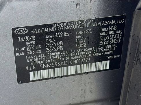 Used 2019 Hyundai Santa Fe Limited FWD image 35