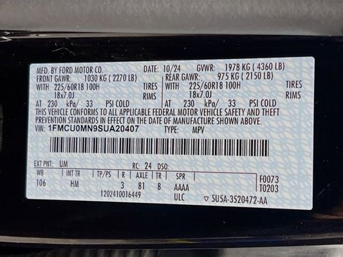 Used 2025 Ford Escape ST-Line image 29