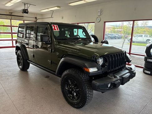 Used 2021 Jeep Wrangler Unlimited Sport AWD/4WD image 1