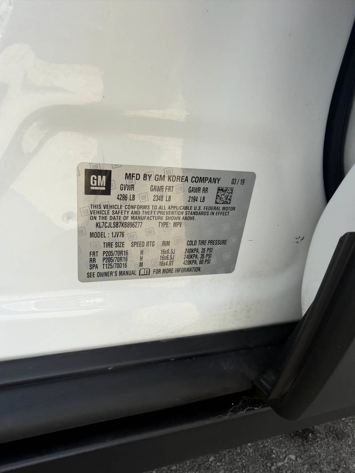 Used 2019 Chevrolet Trax LT w/ LT Convenience Package FWD image 16