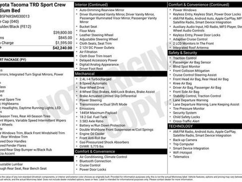 Used 2025 Toyota Tacoma TRD Sport image 7