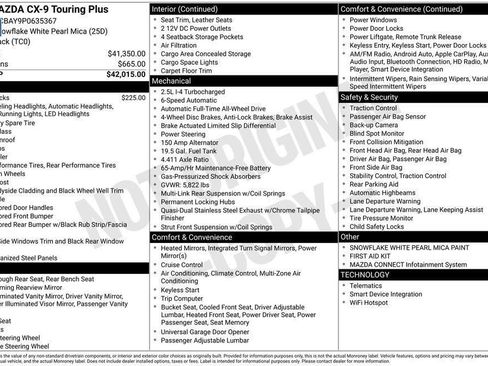 Used 2023 MAZDA CX-9 Touring Plus image 45