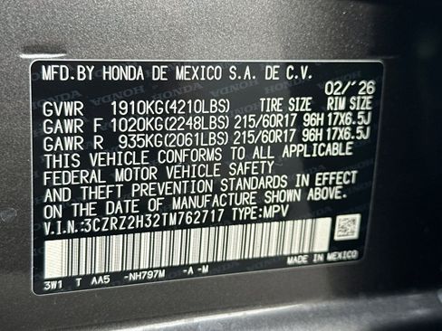 New 2026 Honda HR-V LX image 32