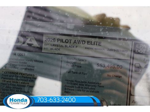 New 2026 Honda Pilot Elite image 42