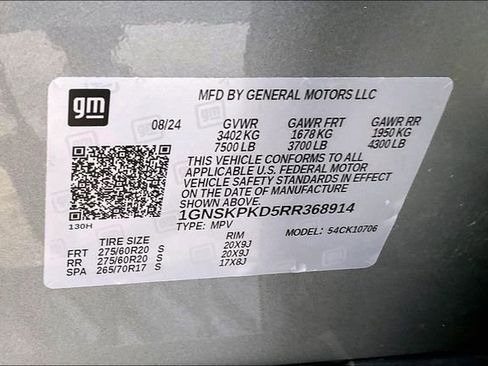 Used 2024 Chevrolet Tahoe Z71 w/ Luxury Package image 14