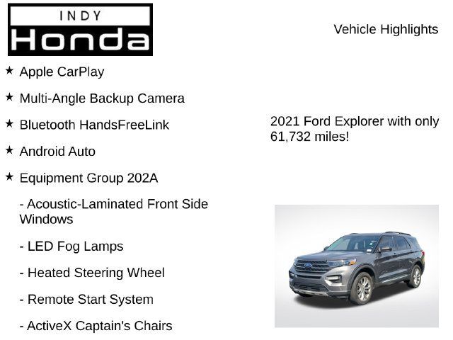 Used 2021 Ford Explorer XLT w/ Equipment Group 202A AWD/4WD image 8