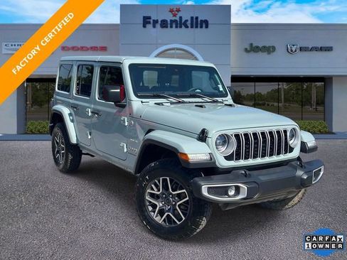 Certified 2024 Jeep Wrangler Unlimited Sahara AWD/4WD image 1
