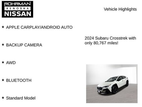 Used 2024 Subaru Crosstrek 2.0i AWD/4WD image 7