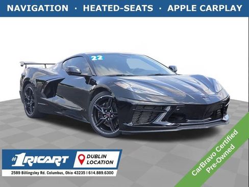 Used 2022 Chevrolet Corvette Stingray Premium Cpe w/ Z51 Performance Package RWD image 1