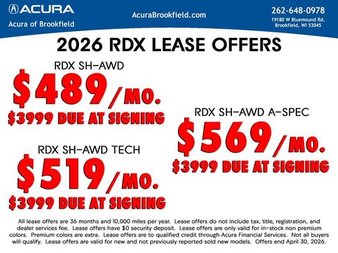 New 2026 Acura RDX SH-AWD image 3
