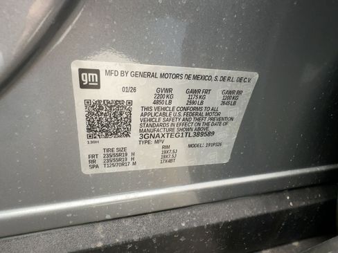 New 2026 Chevrolet Equinox RS w/ LPO, Floor Liner Package image 20