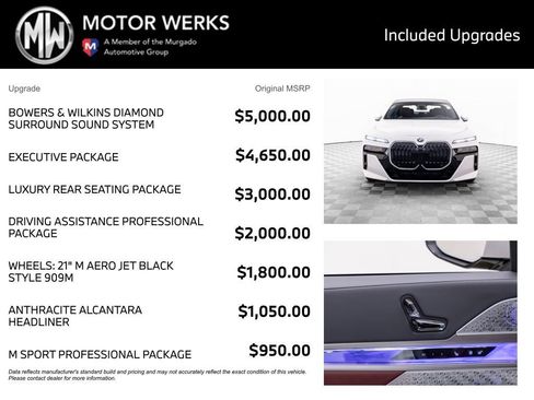 New 2026 BMW 760i xDrive w/ Executive Package AWD/4WD image 4