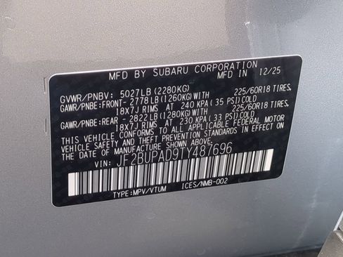 New 2026 Subaru Outback Premium image 15