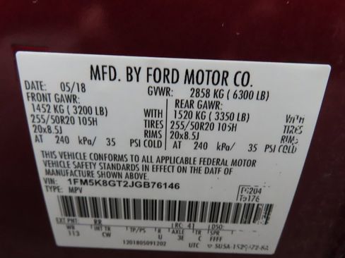 Used 2018 Ford Explorer Sport w/ Equipment Group 401A image 71