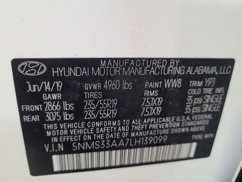 Used 2020 Hyundai Santa Fe SEL FWD image 33