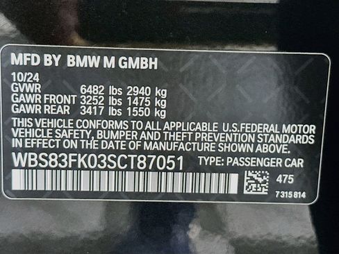 Used 2025 BMW M5 w/ Executive Package AWD/4WD image 36
