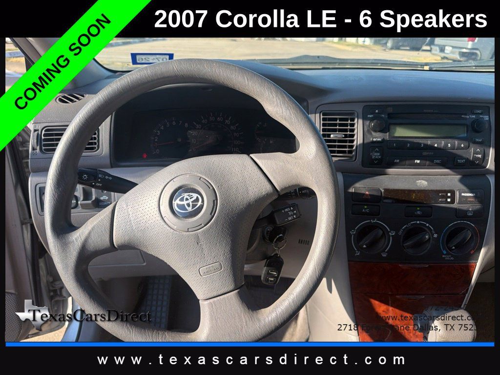 Used 2007 Toyota Corolla LE w/ Audio Value Pkg FWD image 7
