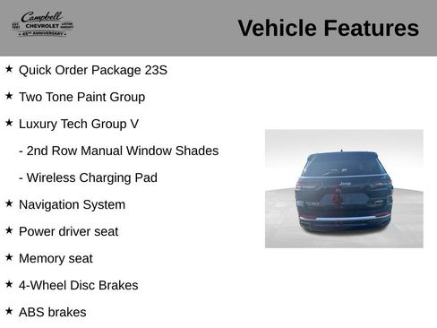 Used 2023 Jeep Grand Cherokee L Summit w/ Luxury Tech Group V AWD/4WD image 5
