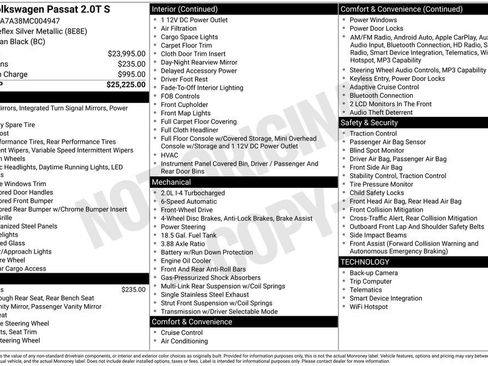 Used 2021 Volkswagen Passat 2.0T S image 15