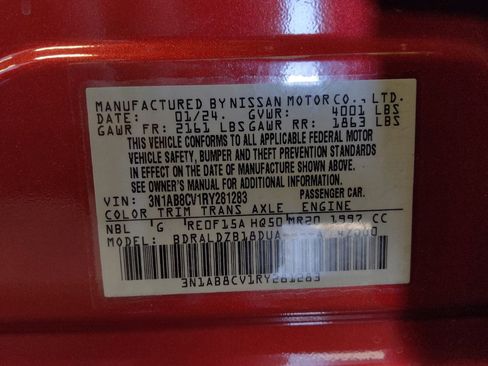 Used 2024 Nissan Sentra SV FWD image 33