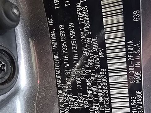 Used 2017 Toyota Sienna Limited Premium w/ Advanced Technology Package image 43