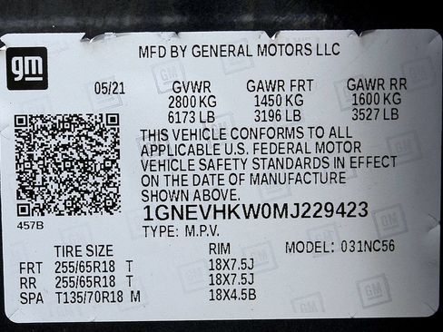 Used 2021 Chevrolet Traverse LT AWD/4WD image 44
