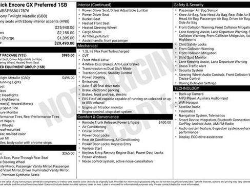 Used 2025 Buick Encore GX Preferred w/ Comfort Package FWD image 6