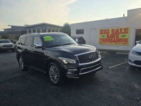 Used 2015 INFINITI QX80 4WD w/ Deluxe Technology Package image 1