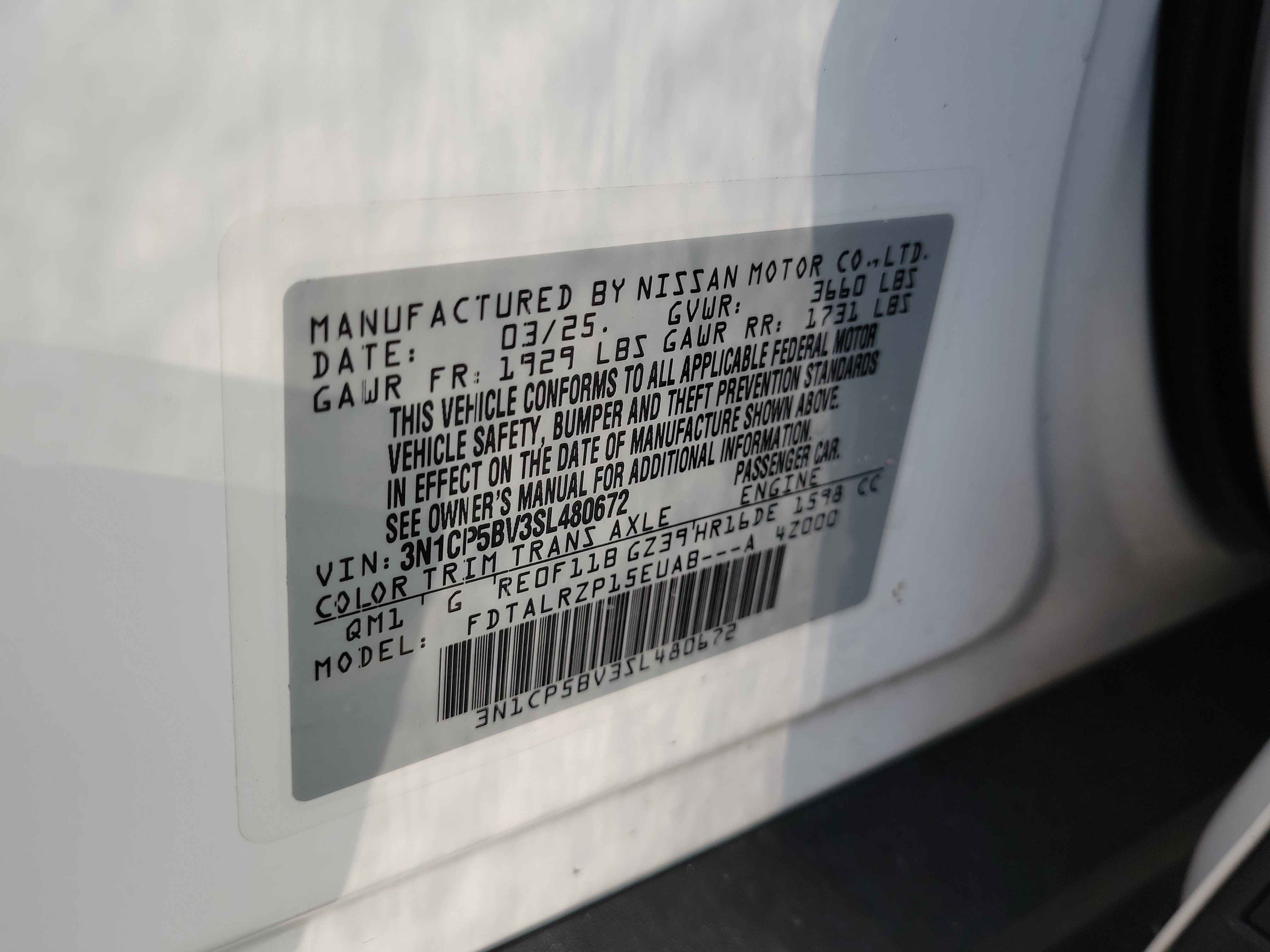 Certified 2025 Nissan Kicks Play S FWD image 30