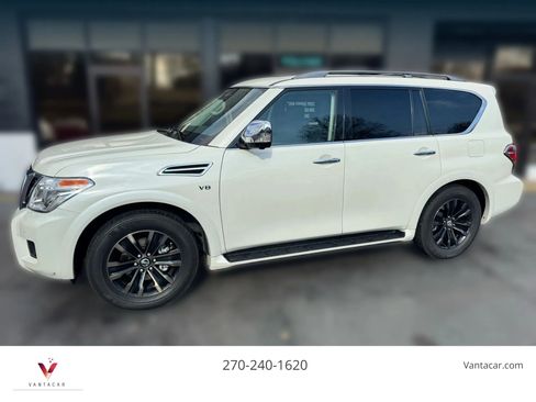 Used 2020 Nissan Armada Platinum w/ Captain's Chairs Package AWD/4WD image 1