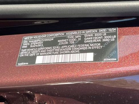 New 2025 Volvo XC90 T8 Ultra w/ Protection Package Premier image 37