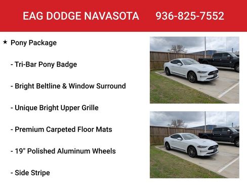 Used 2018 Ford Mustang Premium w/ Pony Package image 8