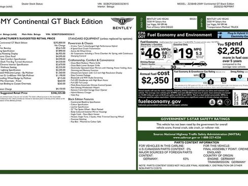 New 2025 Bentley Continental GT AWD/4WD image 41