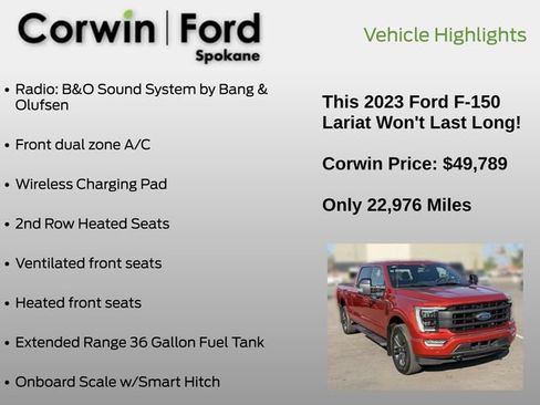 Used 2023 Ford F150 4x4 SuperCrew image 31