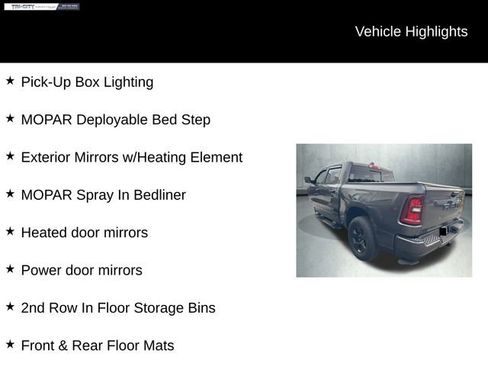 Used 2025 RAM 1500 Tradesman w/ Night Edition image 9