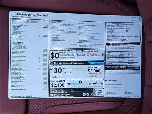 New 2026 BMW 230i Coupe w/ Premium Package image 18