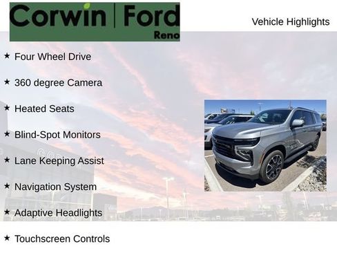 Used 2025 Chevrolet Suburban RST w/ Comfort Package AWD/4WD image 8