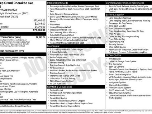 Used 2023 Jeep Grand Cherokee Overland w/ Luxury Tech Group IV image 11