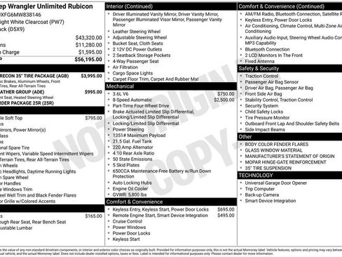 Used 2021 Jeep Wrangler Unlimited Rubicon w/ Xtreme Recon 35" Tire Package image 18