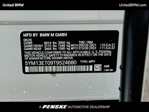 New 2026 BMW X5 M Competition w/ Executive Package AWD/4WD image 15