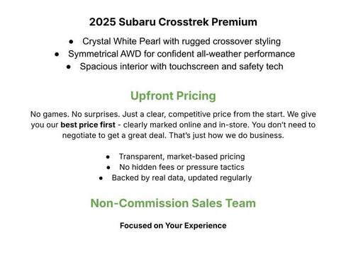 Used 2025 Subaru Crosstrek 2.5i Premium AWD/4WD image 3