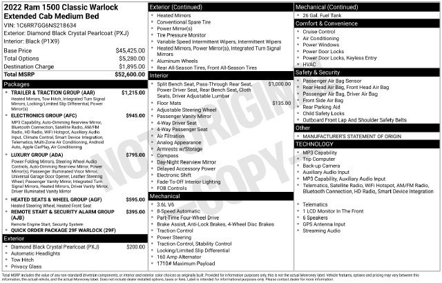 Used 2022 RAM 1500 Warlock w/ Trailer & Traction Group AWD/4WD image 31