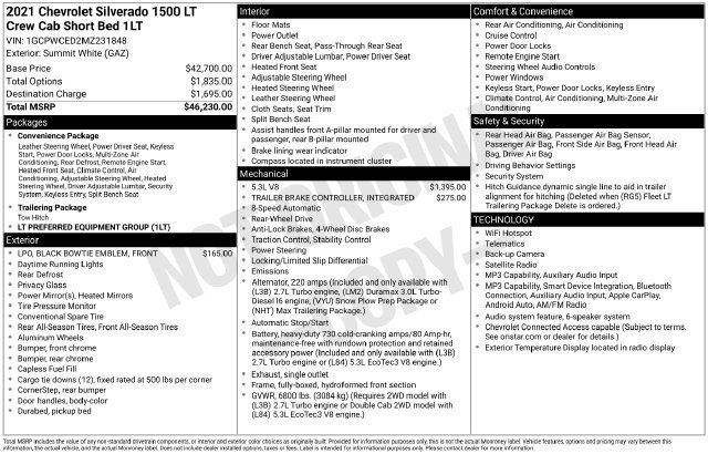 Used 2021 Chevrolet Silverado 1500 LT RWD image 32