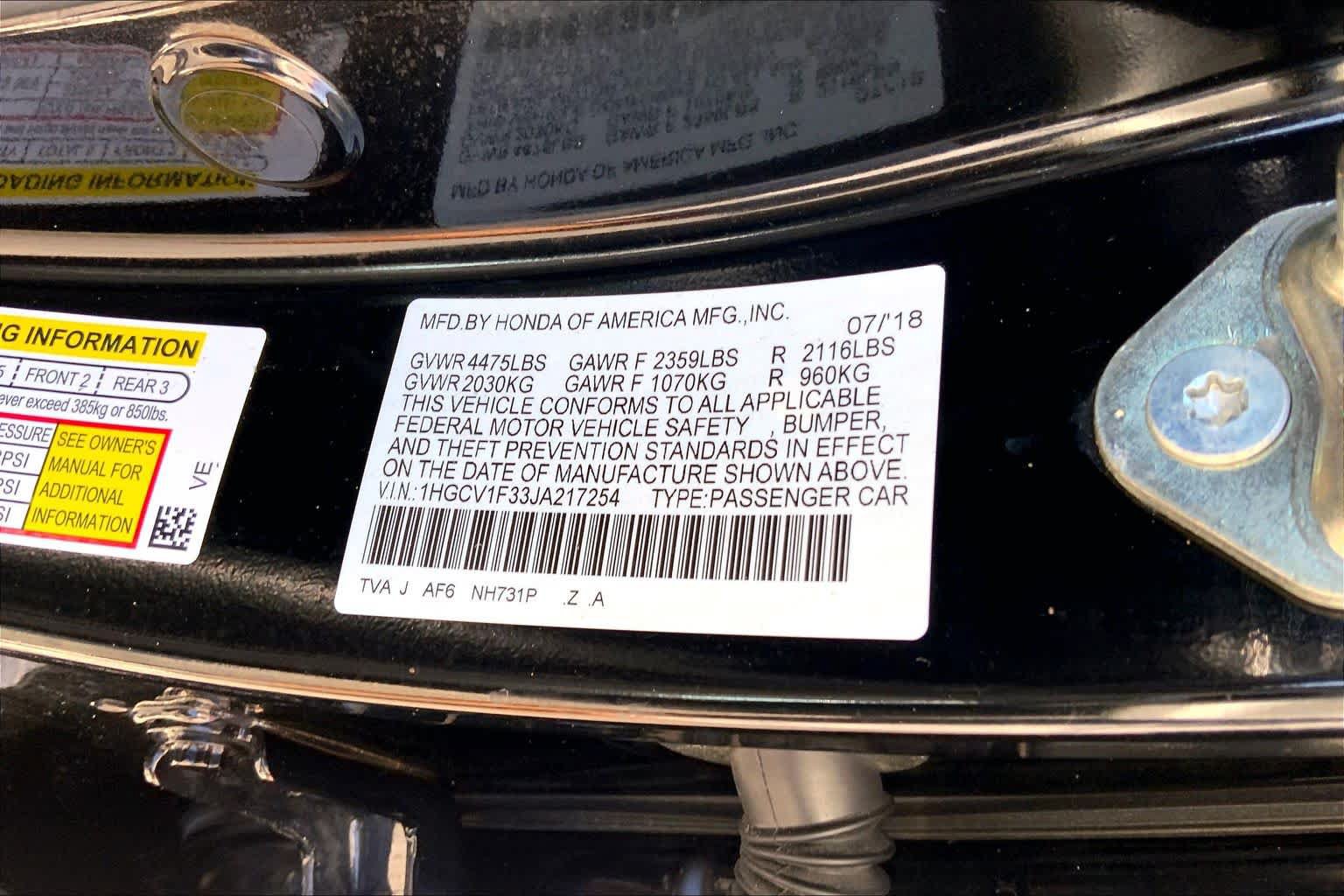 Used 2018 Honda Accord Sport image 33
