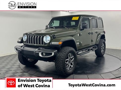 Used 2024 Jeep Wrangler Unlimited Sahara w/ Safety Group AWD/4WD image 1