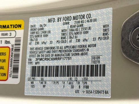 Used 2024 Ford Bronco Sport Outer Banks w/ Tech Package AWD/4WD image 34