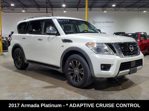 Used 2017 Nissan Armada Platinum w/ Captain Seat Package RWD image 3