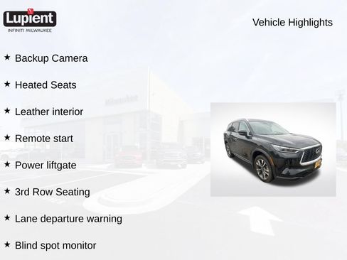 Certified 2023 INFINITI QX60 Luxe w/ Cargo Package AWD/4WD image 2