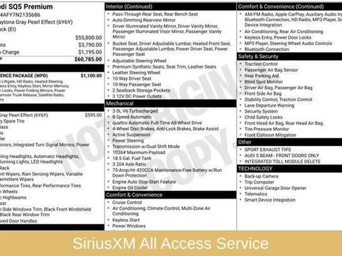 Used 2022 Audi SQ5 Premium w/ Convenience Package image 3